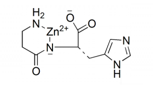 
Polaprezinc molecular structure