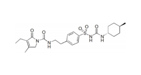 
Glimepiride molecular structure