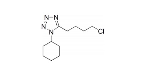 5-(4-CHLOROBUTYL)-1-CYCLOHEXYL-1H-TETRAZOL molecular structure